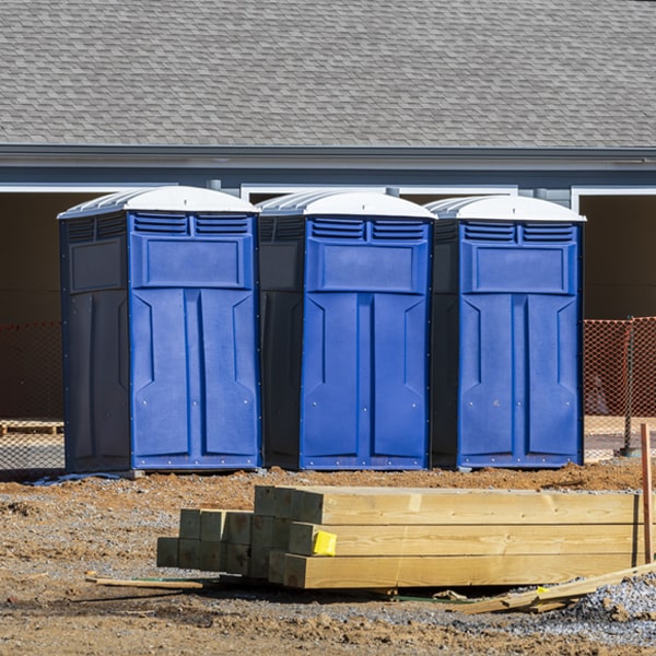 is there a specific order in which to place multiple portable toilets in Bald Knob AR